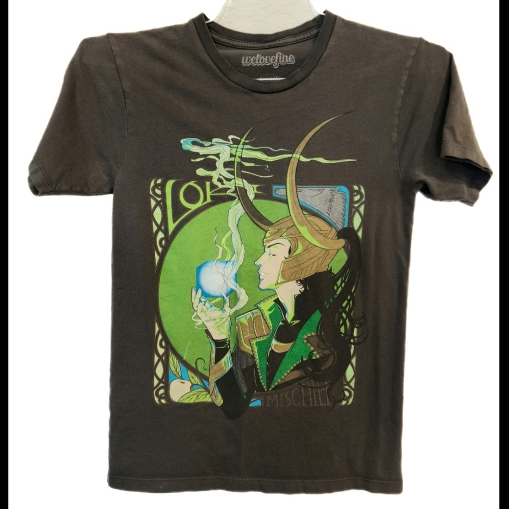 WeLoveFine Marvel Loki God of Mischief T-shirt